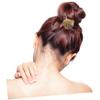 AUTSUPPL 3pcs Elastic Hair Bands Bear Head Ponytail Holders for Women Girls Braid Accessories Hair Ties for Curly view 2