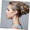 AUTSUPPL 3pcs Elastic Hair Bands Bear Head Ponytail Holders for Women Girls Braid Accessories Hair Ties for Curly view 3