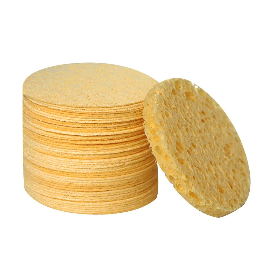 LJJCSFF 10PCS Spa Face Sponge Facial Cleansing Sponges Mask Removal Sponges Makeup Remover Exfoliating Facial Sponge Face Pads