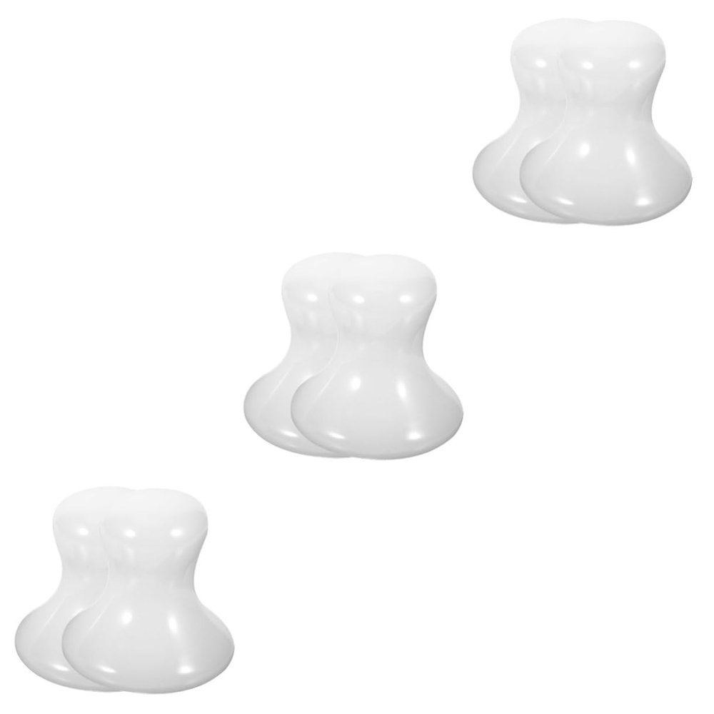 FOMIYES 6pcs Scraping Tools Guasha Massage Body Scraping Massager Jade Facial Roller