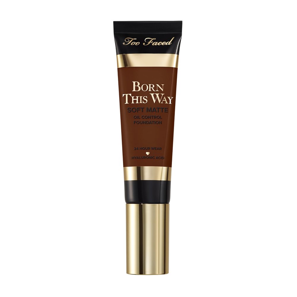 Too Faced Born This Way Soft Matte Foundation | Hydrating, Blurring, Waterproof, All-Day Oil Control Foundation that Helps Smooth Skins Appearance, 1 Fl Oz, Truffle