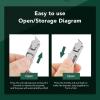 Portable Foldable Stainless Steel Double Ended Nail Clipper Trimmer Tool for Thickest Ingrown Nails view 2