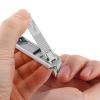 Portable Foldable Stainless Steel Double Ended Nail Clipper Trimmer Tool for Thickest Ingrown Nails view 4
