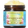 Botanical Beauty SWEET ALMOND OIL BUTTER Pure Natural Virgin Unrefined RAW for FACE, SKIN, BODY, DAMAGED HAIR, NAILS. (16 Fl Oz) view 1
