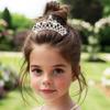 Yean Rhinestone Mini Hair Comb Silver Crystal Tiara Comb Princess Wedding Hair Accessories Decorations for Women view 4