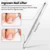 CIATBYYJ Ingrown Toenail Clippers with Ingrown Nail Lifter, Heavy Duty Toe Nail Clippers, Medical Ingrown Toenail Treatment Trimmer Pedicure Tools for Adults & Seniors, Easy to Grip and Cut view 3