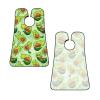 OXJOIIS cute funny green animals avocado Beard Bib Apron Beard Hair Clippings Catcher for Shaving and Trimming Grooming Gifts for Men view 3