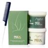Agav Retex Hair Straightening System and M Hair Designs Detangling Comb (Bundle), White view 1