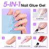 Gellen 5 in 1 Nail Glue for Nail Tips, 15ML Curing Needed UV Glue Gel view 2