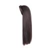 26INCH Half Wig Braids Synthetic Hair for Woman Long Hair for Hair Loss Natural Hairpiece (straight,Light brown) view 2