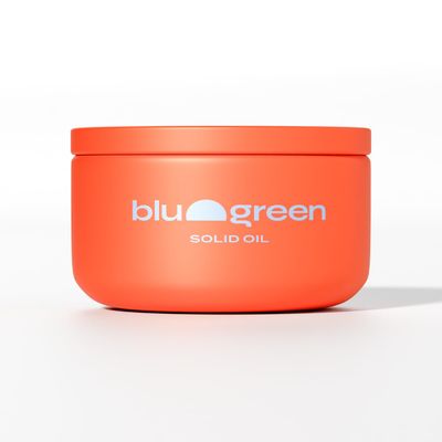 BLU & GREEN Solid Oil for Multiuse Styling & Finishing, Tames Frizz & Controls Flyaways, Adds Definition & Shine, For All Hair Types, Vegan, Cruelty-Free & Plastic-Free