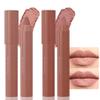 BINGBRUSH Crayon Matte Longwear Lipstick Pack Set,Moisture Smooth Color Stick Ultimate Lip Crayon for Makeup Collection - Waterproof Velvet Lipgloss (2pcs 02#&06#, 2 Count (Pack of 1)) view 1