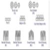 DGT Steriled Disposable Combo Tattoo Needle 1 inch/25mm Grip Tip Box of 20 pcs RL, RS, RM, M1 (7RL) view 4