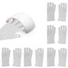 5 Pairs Fabric Manicure ion Gloves for Gel Polish LED Lamp |ion Gloves | Radiation ion Gloves | Nail ArtGloves view 2