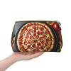 DRTGEDS Large Pizza Cosmetic Bags For Women Small Makeup Bag For Purse Makeup Pouch Travel Makeup Bag view 4