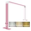 RYAZOZA Upgraded Square Manicure Light, Half Moon Light for Nail Desk, Lash Tech Light with Stepless Adjustment Knob, for Eyelash Extensions, Manicure, Tattoo Lighting Lamp(Silver) view 2