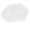 100x Clear Plastic DIY Hair Bead Accessory Kit for Braiding, Necks, & More | Dreadlocks Beads Set for Adults & Teens - Hair Jewelry Making Supplies view 1