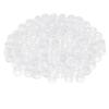 100x Clear Plastic DIY Hair Bead Accessory Kit for Braiding, Necks, & More | Dreadlocks Beads Set for Adults & Teens - Hair Jewelry Making Supplies view 2