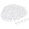 100x Clear Plastic DIY Hair Bead Accessory Kit for Braiding, Necks, & More | Dreadlocks Beads Set for Adults & Teens - Hair Jewelry Making Supplies view 3