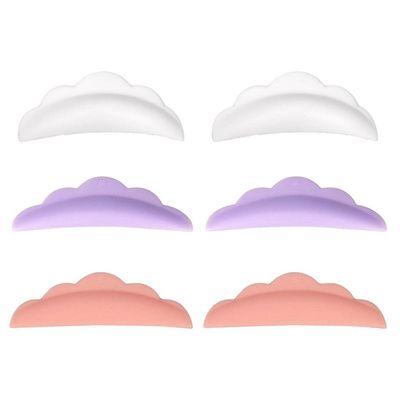 3 Pairs Silicone Lashes Perming Lift Rods Guard Curler Pads - Reusable and Comfortable - Longer and Thicker Lashes - Suitable for All Eyelash Lengths - 3 Different Sizes - for