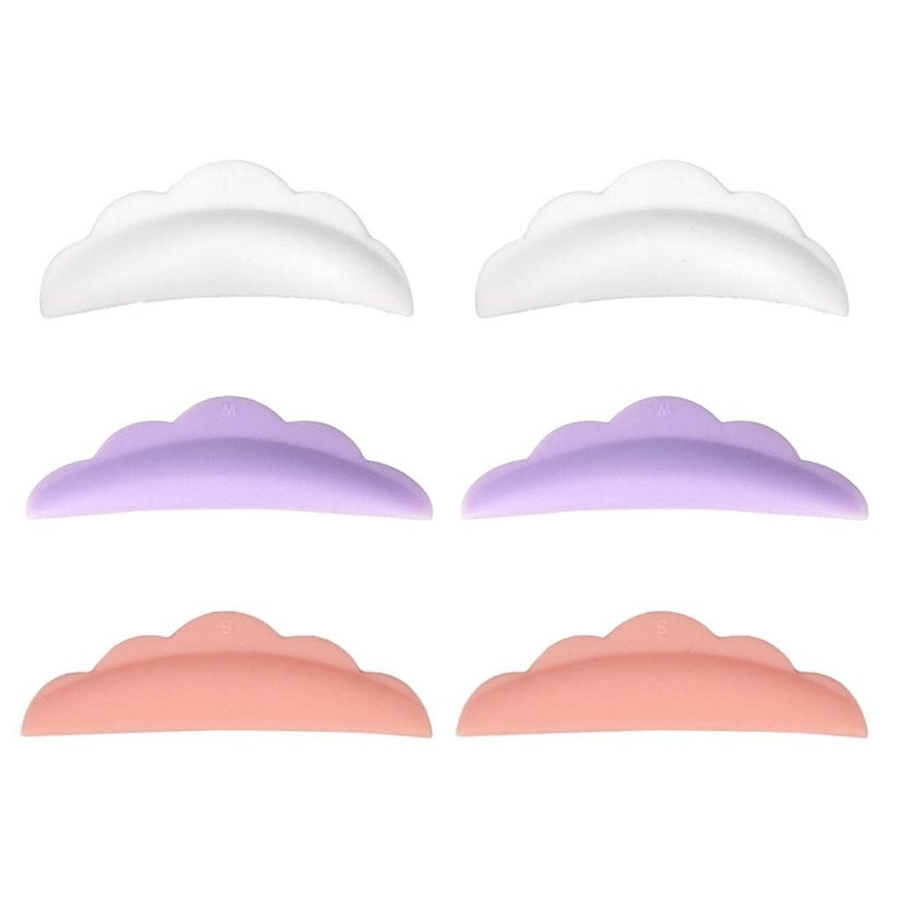 3 Pairs Silicone Lashes Perming Lift Rods Guard Curler Pads - Reusable and Comfortable - Longer and Thicker Lashes - Suitable for All Eyelash Lengths - 3 Different Sizes - for