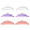 3 Pairs Silicone Lashes Perming Lift Rods Guard Curler Pads - Reusable and Comfortable - Longer and Thicker Lashes - Suitable for All Eyelash Lengths - 3 Different Sizes - for view 1