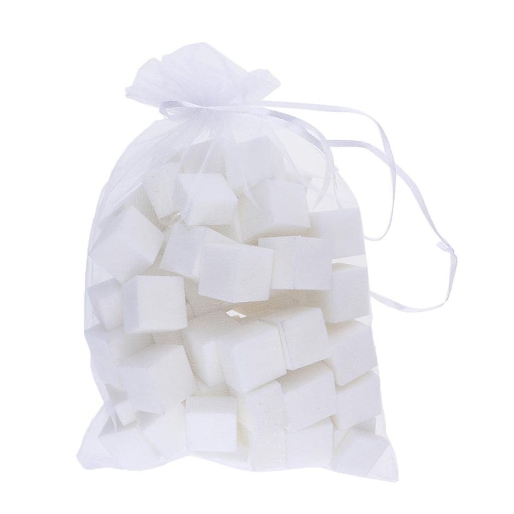 60Pcs Professional White Nail Files 4-Way Buffer Block - Manicure Tool for Polishing, Sanding, and Buffing Nails - Portable and Weight - Suitable for Home and Salon Use
