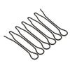 12pcs U Shape Hair Pins for Women, Wavy Salon Clip Hair Pins for Bun Styling, Black Grip Hair Pins, Multi-Use Hair Accessories, Plastic Material, Fashionable Decorations - Pack of view 3