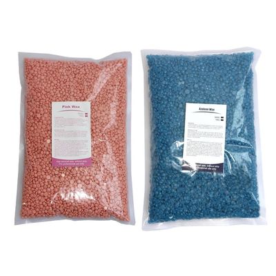 2 Bags Hard Wax Beans Hair Removal Depilatory Bikini Legs | Painless Full Body Waxing Kit for Smooth Sensitive Skin | Home Eyebrow Chin Chest Hairless | Women Men Beauty Care