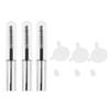 4ml 3 Pack Mascara Empty Tube Set, DIY Eyelash Wand Brush, Travel-Friendly, Convenient Inserts Funnel Included, Clear Plastic Containers for Lash Cream, Eyeliner, Lip Gloss, view 1