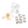 30pcs 5/10 Teeth Metal Blank Alloy Hair Comb Clip Set, Vintage Claw DIY Hair Accessories for Wedding Bridal, Gold Silver Bronze, Findings Included, que Design (30 Pieces) view 3