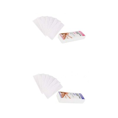 200Pcs Non-Woven Disposable Hair Removal Wax Strip Paper - Fast, Convenient and Hair Removal for Face, Legs, and Bikini - Depilation Epilator Paper for Smooth Skin - Women's