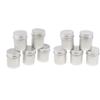 10 Aluminum Cream Tea Powder Wax Containers - and Corrosion- for Travel and Business Trip - Perfect Storage for Cosmetics, Pills, Essential Oils, and Tea view 1