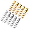 10Pcs 10mL Essential Oil Roller Bottles with Corrosion- Glass & Steel Ball, Smooth Application for Quick Absorption, Leak-proof Aluminum, Perfect for Traveling & Home DIY view 1