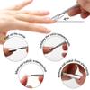 Professional Stainless Steel Ingrown Toenail Clippers Kit, Thick Toenail Clippers Set for Seniors & Family Podiatrist, Pedicure Tools with Nail File, Toe Nail Lifter, and Cuticle view 3
