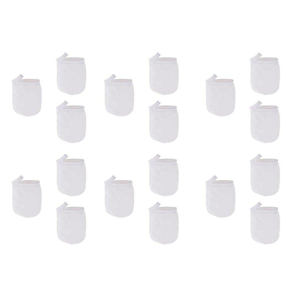 18 Pack Microfiber Face Cleansing Gloves-Reusable Makeup r Pads-Gentle & Effective Dermal