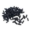 100pcs Mixed Safe Rubber Sleeve Hair Band Ending Part DIY Hair Jewelry | Hair Band Making Parts & Accessories | Hair Band Injuries | for All Ages view 1