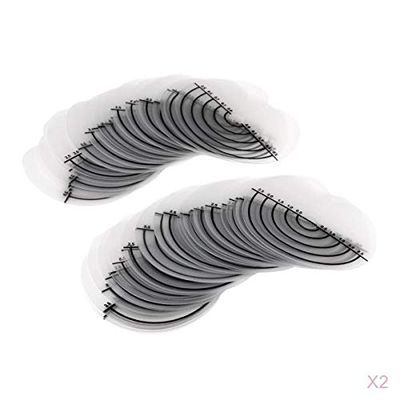 100Pcs Fusion Hair Extension Heat Glue Shield or w/Scale - Professional Grade Hair Extension Tool Kit, s Scalp Burns, Easy Application Guide - 100 Pieces