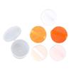 5 Packs Mineral Powder Foundation W/Ribbon Makeup Sponge Pads 2.4'' - Soft Cotton Velour, Gentle on Skin - Rayon Ribbon for Easy Handling - Compact Size, Perfect for On-the-Go view 3