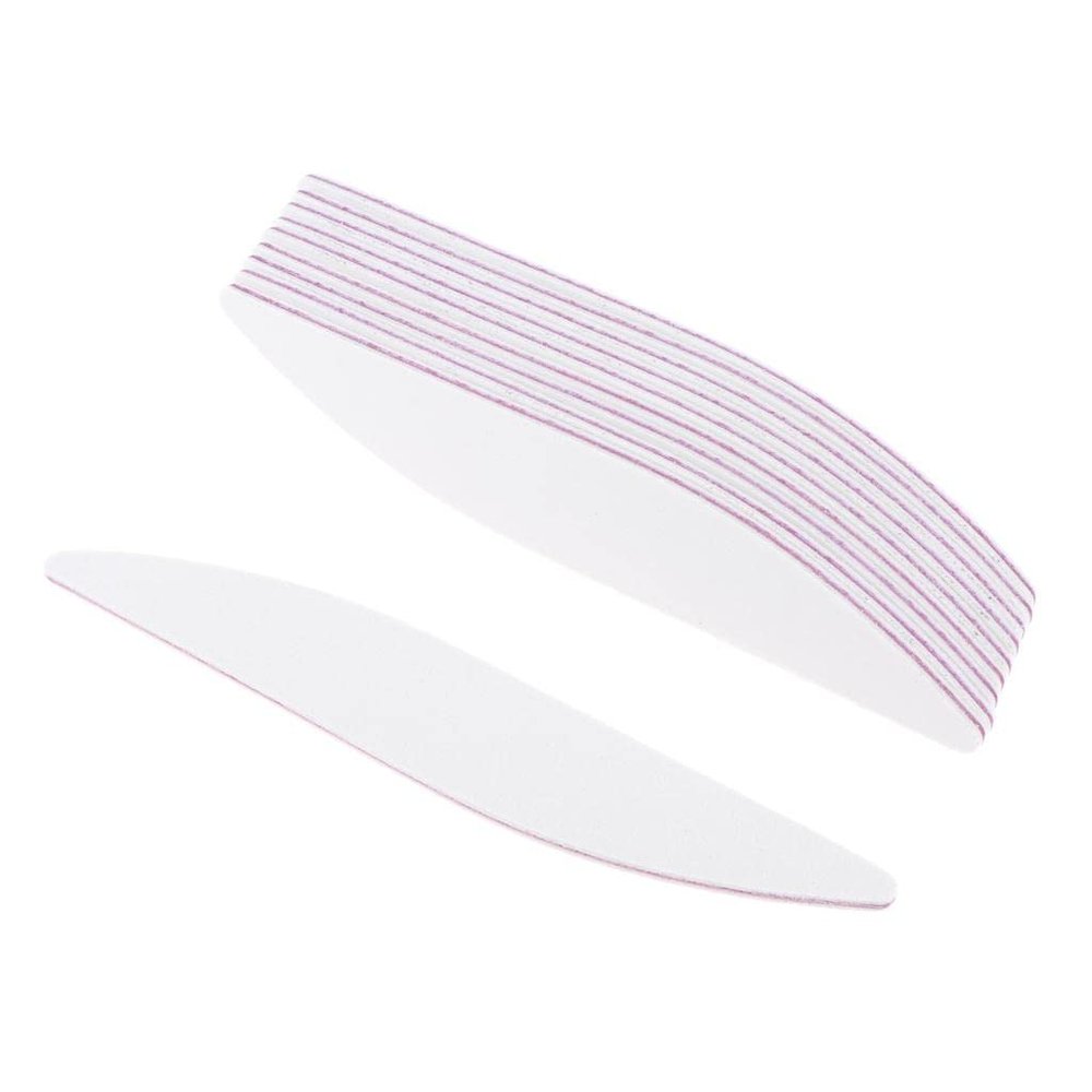 10PCS Nail Files Buffers Double Sided 100/180 Grit Emery Board - Professional Manicure Tools for Salon Quality Nails - Sanding and Polishing Buffers