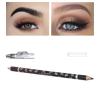 2 in 1 Double Head Eyebrow Pencil with Pencil Sharpener for Long-lasting Beauty, for Home and Travel Makeup - Black and Coffee Shades, sweat-proof and portable, Suitable for view 2