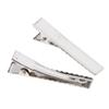100PCS Silver Single Prong Alligator Teeth Hair Clips Kit - DIY Hair Bows Stylish Designs, Iron Material, Great Value Hair Bow Clip Set - for Girls, Stylists, Craft En view 2