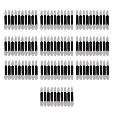 100x Soft Eye Shadow Applicator Sponge Makeup Brush Kit Disposable for Daily Lip Eyeshadow Application - Professional Quality, Dual Ended, 100 Pcs, For All Makeup Users
