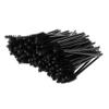 100x Disposable Mascara Wand Eyelash Brushes Set for Perfect Makeup Look - Spiral Wands for Extensions, Separating Tiny Eyelashes - Super Soft Nylon Brush - for Makeup Artists view 1
