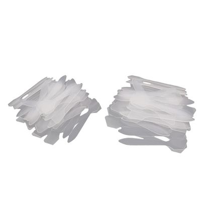 200Pcs White Disposable Makeup Spatulas - Mixing Spoon for DIY Cosmetic Products, Sampling Beauty Products - weight Plastic - Portable Makeup Tools