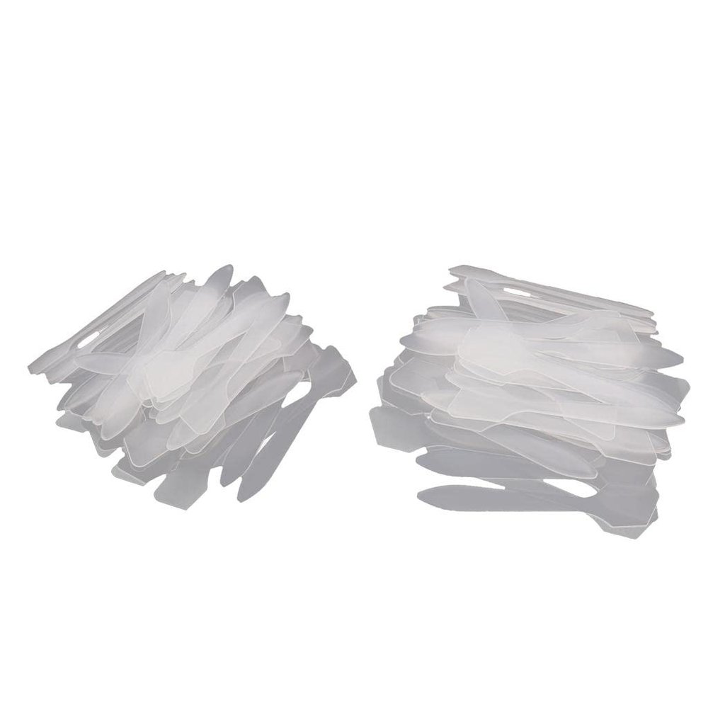 200Pcs White Disposable Makeup Spatulas - Mixing Spoon for DIY Cosmetic Products, Sampling Beauty Products - weight Plastic - Portable Makeup Tools