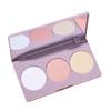 3-Color Women's High Contour Palette Face Shade Shadow Powder - Long Lasting, Portable Makeup for Work, Party, Wedding - Higher, Bronzer, Blush in One view 4