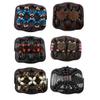 6Pcs Wooden Beads Hair Combs with Stretchy Elastic Clips Easy Bun Maker - Material - All Day Comfort - Women Hair Accessories - Perfect Hair Styling Tool view 2
