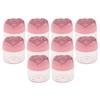 10 Pack 20g Empty Cosmetic Containers- Plastic Jars with Leakproof Rose Shaped Screw Lid- for DIY Creams, Lip Balms, and Nail Glitters- Compact Size for Travel- Female Beauty view 3