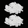 100X White PP Facial Cream Mask Tip Spatulas - Makeup Tool for Women | 100 Pieces Curved Cosmetic Spoon Scoops - Non- and Reusable Beauty Spatulas view 4